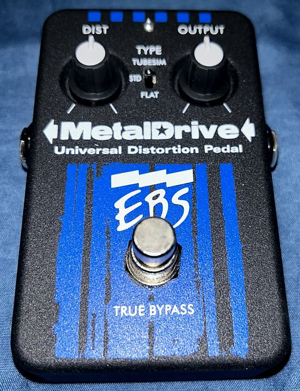 EBS Metaldrive Metal Drive Universal Distortion Black Label Guitar Effect Pedal image 1