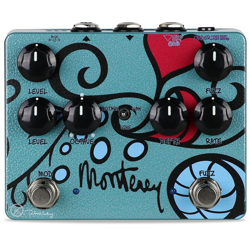 Keeley KMONT Monterey Pedal - Fuzz, Vibe, Rotary, Wah image 1