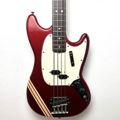 Fender Mustang Bass 1969 - Competition Red w/ Matching Headstock image 11