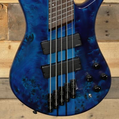Spector  NS Dimension 5-String Bass Black & Blue w/ Gigbag image 2