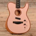 Fender American Acoustasonic Telecaster Shell Pink w/Tortoise Rosette & Purfling (CME Exclusive) (Serial #US218581A)