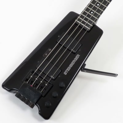 1986 Steinberger XL2 - Black Headless Bass | Reverb