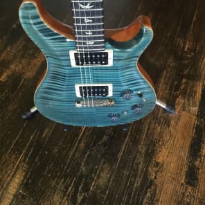 PRS P22 Artist Package 2012 Blue Smokeburst Flametop with Original Hardshell Case and Case Candy image 5