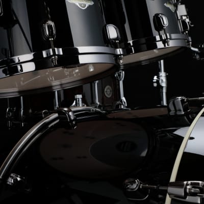 Tama MAT1007BN-PBK Starclassic Maple Lacquer Rack Tom 10" x 7" - Piano Black/Black Nickel HW image 5