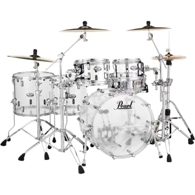 Pearl Crystal Beat 5-pc. Shell Pack in Ultra Clear Acrylic (#730) CRB525FP/C730 - Authorized Pearl Dealer image 1