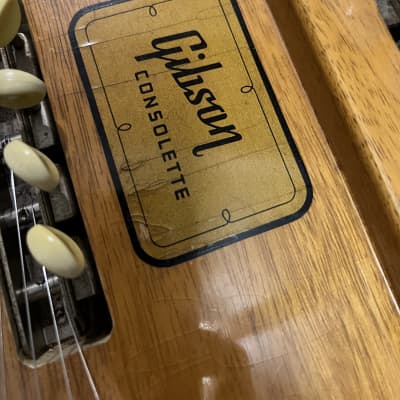 1952 “Korina” Gibson Consolette Double Neck Lap Steel image 2