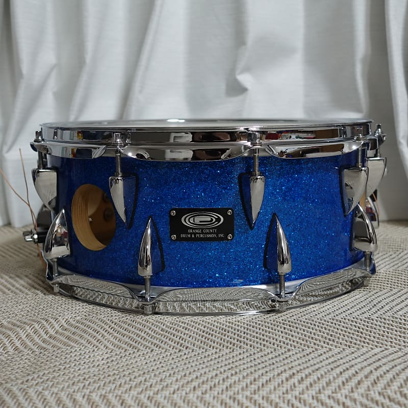 O.C.D.P 14x6 - 30 Ply 4 Vented Snare - Blue Sparkle | Reverb