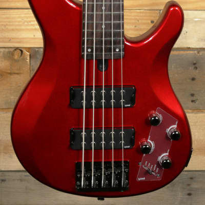 Yamaha TRBX305 5-String Bass Candy Apple Red image 2