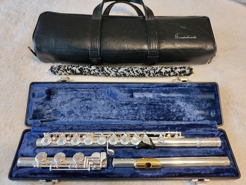 美品USAエルクハート フルート ゲマインハート2SP SilverPlated Amazon | 2SP Silver Plated Flute Outfit フルート Gemeinhardt