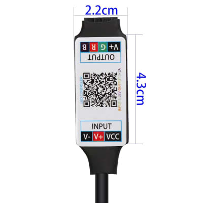 Mini RGB Bluetooth Controller LED Light Strip Smart APP Control USB DC5V  12V 24V