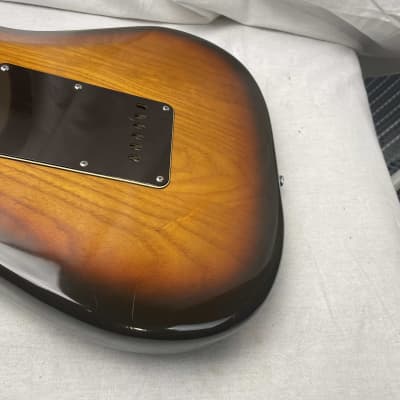 Fender USA Stratocaster Guitar with Case - changed saddles & electronics 1979 - 2-Color Sunburst / Maple neck image 22