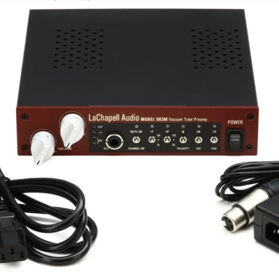LaChapell Audio LaChapell Audio 983M Tube Microphone Preamp 2020 - Burgundy image 3