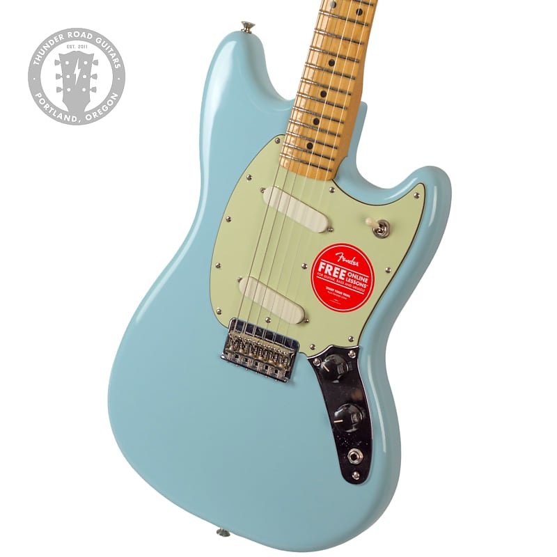 New Fender Mustang Sonic Blue image 1