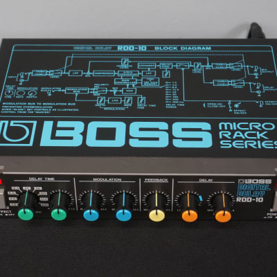 Boss RDD-10 80's Digital Delay Vintage Micro Rack Series