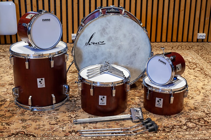 Sonor Phonic Genuine Mahogany Veneer Early 80s - Genuine Mahogany