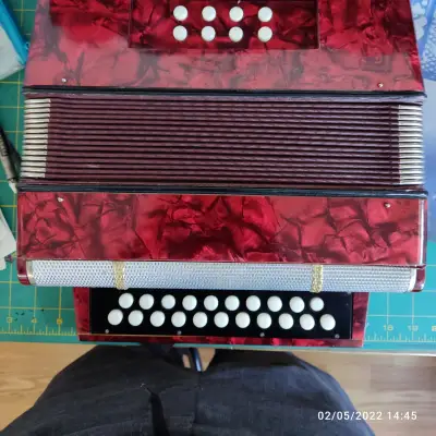 Weltmeiser accordion 70s To 80s Red image 4