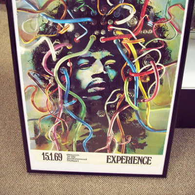 1969 Jimi Hendrix Experience Concert Poster - Gunther Kieser