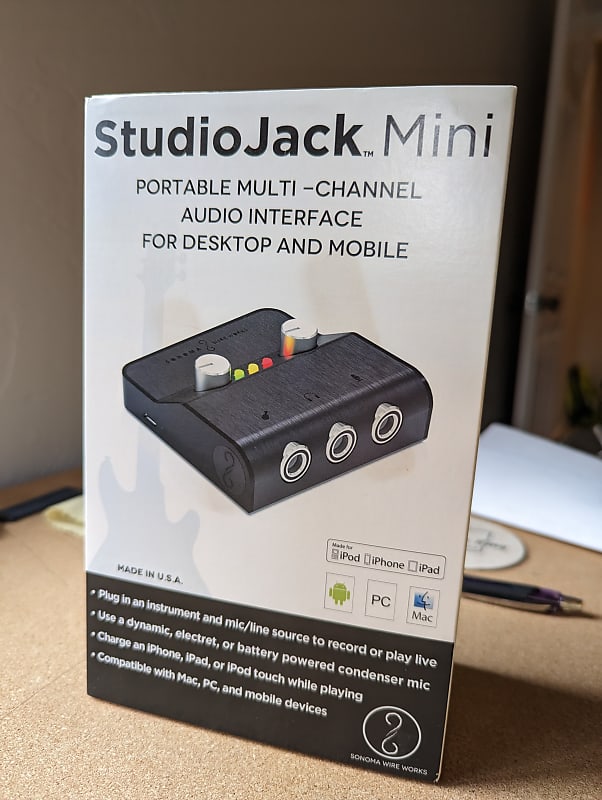 Studio Jack Mini multichannel audio interface Reverb
