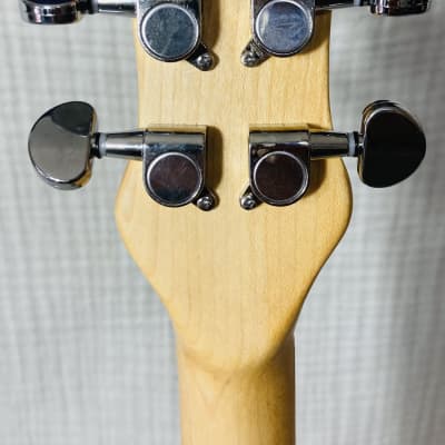 Turtle shell 4 string fretless slide guitar image 6