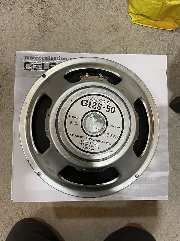 Celestion hot sale g12 s50