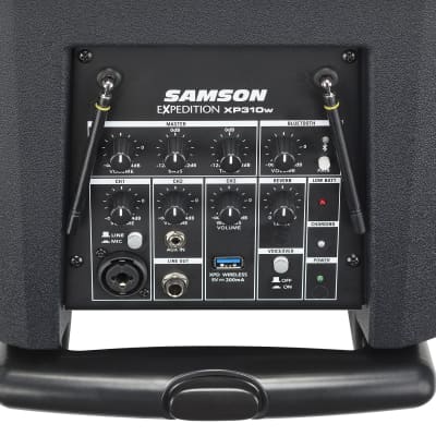 Samson Expedition XP310W-K 10" Portable PA Rechargeable Speaker w/Bluetooth+Mic image 6