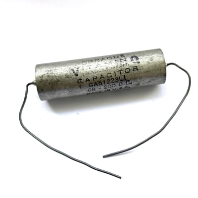 Sprague Vitamin Q Audio grade paper in oil capacitor MIL-specs 0,68uF / 200VDC for sale