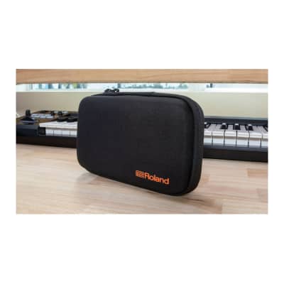 Roland Compact Custom Carrying Case with Semi-Rigid EVA Shell, Tough Polyester Exterior, and Internal Mesh Pocket for AIRA Compact Instruments image 4
