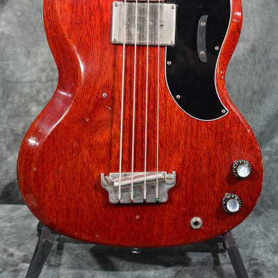 Gibson EB-0 SG 4 String Short Scale Bass Vintage 1964 Cherry Red w Hardshell Case & FAST Shipping image 2