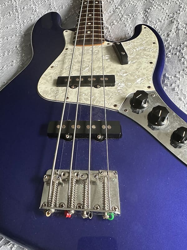 Fender mexico　Jazz Bass　1998頃　blue Squier Standard Jazz Bass (Made In Mexico) 1998 | Reverb