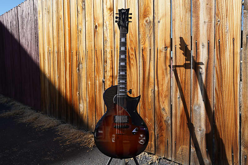 ESP LTD EC-01FT Vintage Burst 6-String Electric Guitar (2024
