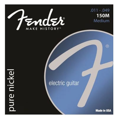 Fender 150M Pure Nickel Electric Guitar Strings Set - MEDIUM 11-49 for sale