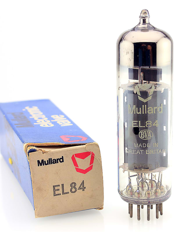 Mullard EL84 6BQ5 Square Getter AT1000 TESTED Vacuum Tube