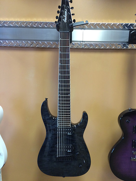 Jackson JS32-8 Dinky DKA QM 8-String Electric Guitar Transparent