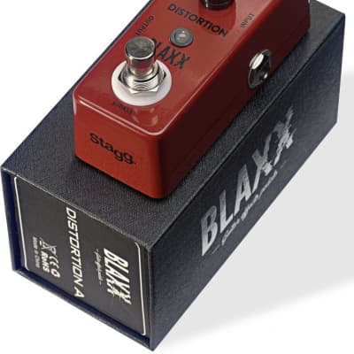 Blaxx by Stagg Model BX-DIST A Electric Guitar 3 MODE Distortion Effect Pedal for sale