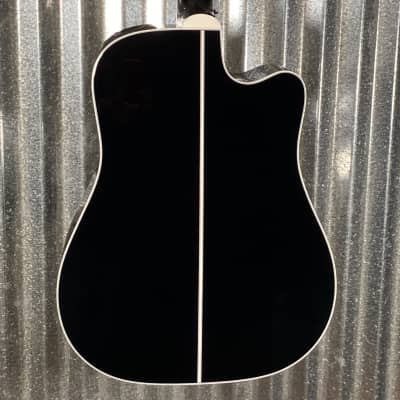 Takamine EF341SC Black Cutaway Acoustic Electric Guitar Left Hand Japan #0068 image 9
