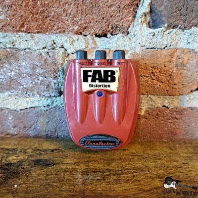 Danelectro FAB Distortion Pedal *USED* (2000s - Red) for sale