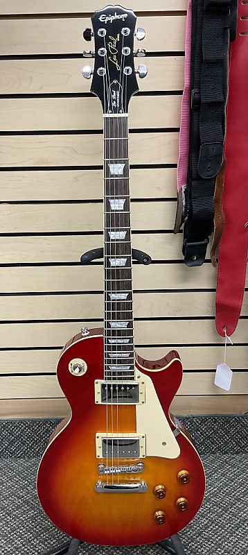 ギター Epiphone Les Paul Standard CS 2010S Epiphone 2010 1960 Les Paul Standard V1 (Heritage Cherry