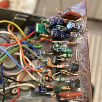 Ibanez TS9 Vintage JRC4558d Tube Screamer READ 1984 - Green electric guitar Overdrive, Original Vintage image 19