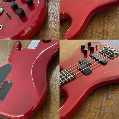 Aria Pro II Bass, RSB Formula, Active Tone, Candy Apple Red, MIJ 