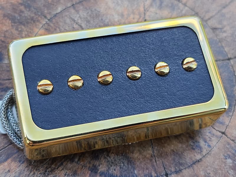 Lollar Novel 90 P90 Humbucker Bridge Pickup Gold 2015 | Reverb