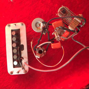 Vintage original Rickenbacker Toaster guitar pickup wiring harness pots switch 425 420 1960s 450 455 image 2