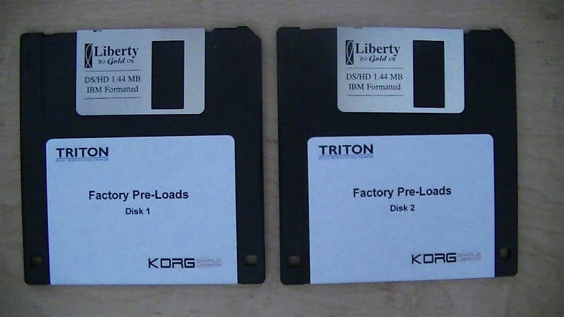 Korg Triton Classic & Pro Factory Preload Disks image 1