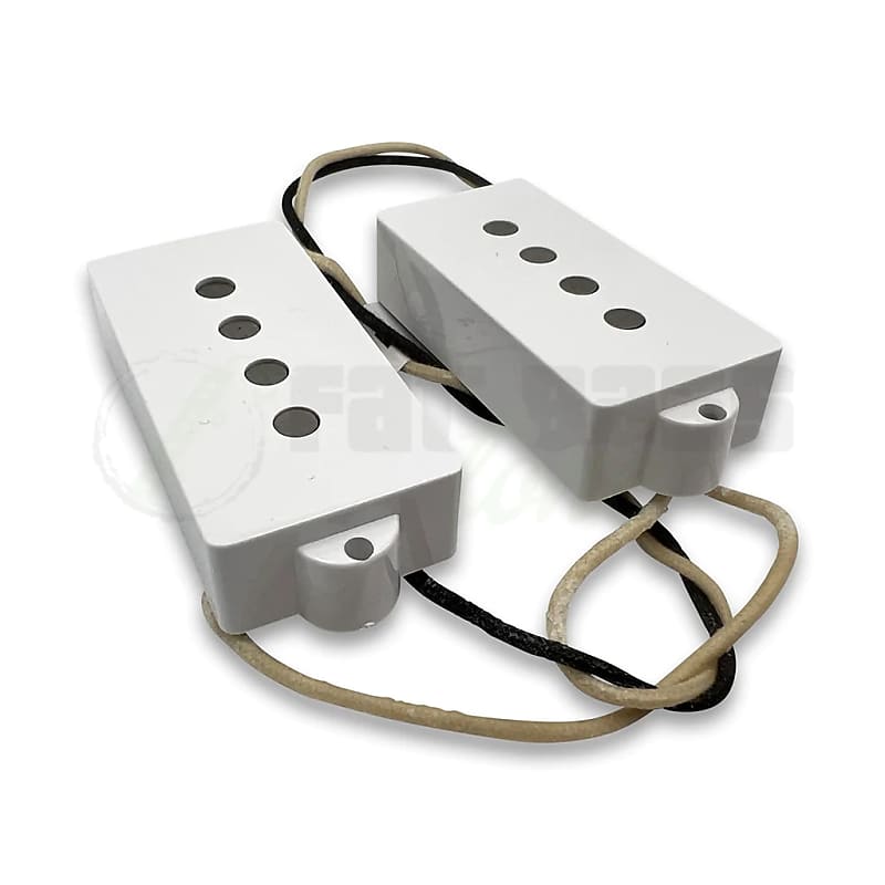Lindy Fralin 4 String P Bass® Pickup White Covers Reverb