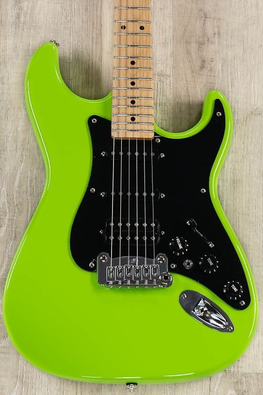 G&L USA Fullerton Deluxe Legacy HB HSS Guitar, Sublime Green, Maple Fretboard, Deluxe Gig Bag image 1