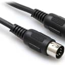 HOSA - MID-310BK - MIDI Cable - 5-pin DIN to Same - 10 ft