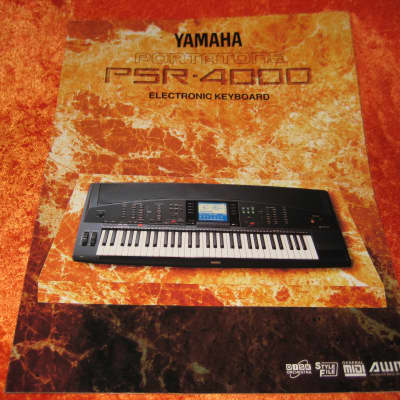Yamaha PSR-4000 61-Key Arranger Workstation late 1990's - Black