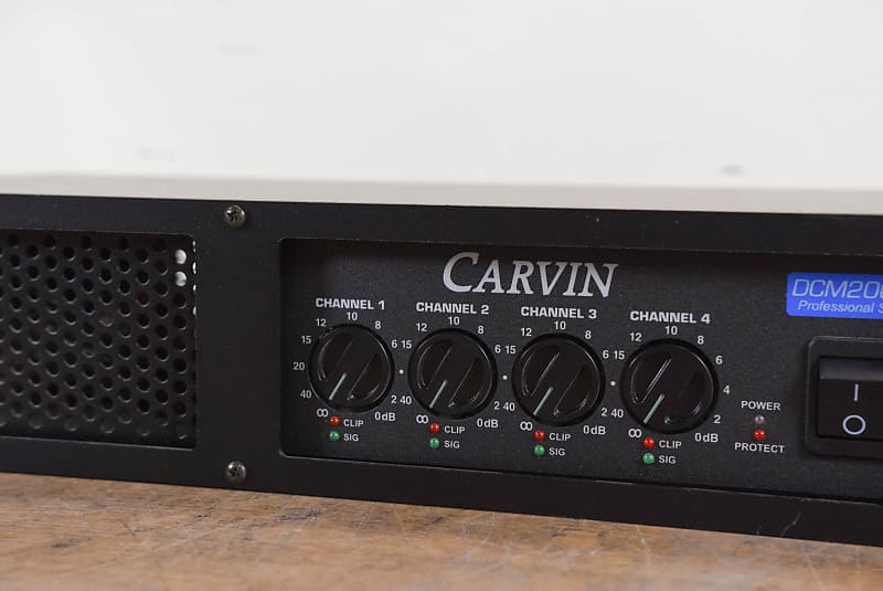 CARVIN DCM2004L- 4chパワーアンプ カーヴィン これは使い物になるのか？ 低価格4chパワーアンプ CARVIN