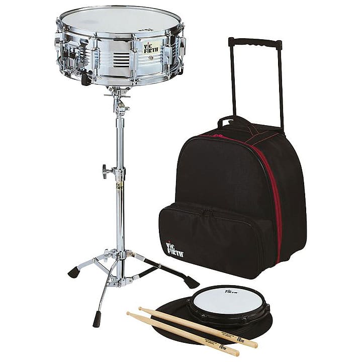 Vic Firth V6806 Traveler Snare Drum Kit with Wheeled Bag image 1