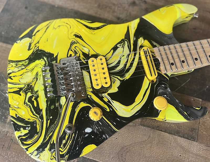 Funk guitars USA Made SS/ series 2024 yellow swirl | Reverb