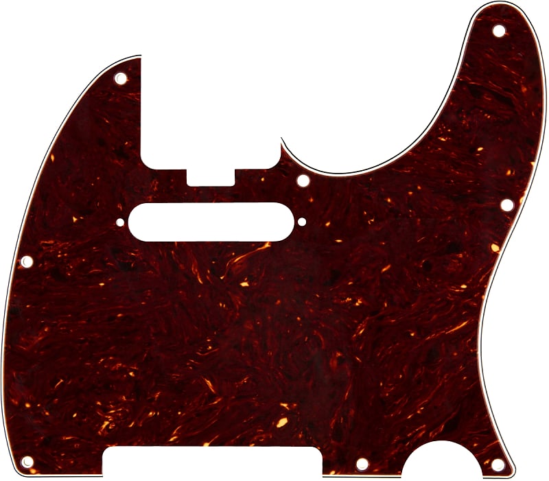 099-2193-002 Fender Elite Shell 4-Ply Tele/Telecaster Guitar Pickguard image 1